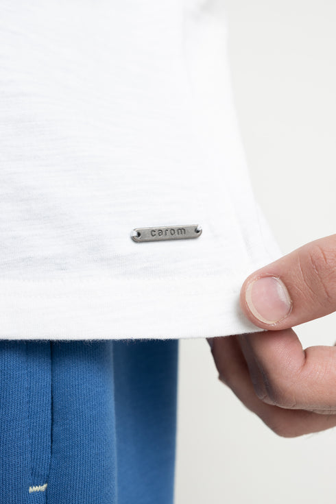 The White Regular Fit Henley